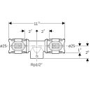 Geberit 620152001 FlowFit T-St&uuml;ck mit Innengewinde