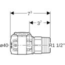 Geberit 620324001 FlowFit &Uuml;bergang mit Aussengewinde