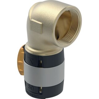 Geberit 620535001 FlowFit Übergangsbogen 90Gr mit IG