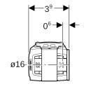 Geberit 620740001 FlowFit Rohr-Endstopfen SiBr, d16