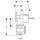 Geberit 620800001 FlowFit Anschlusswinkel 90Gr