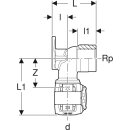 Geberit 620801001 FlowFit Anschlusswinkel 90Gr