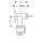 Geberit 620841001 FlowFit Doppelanschlusswinkel 90Gr