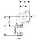 Geberit 620890001 FlowFit Anschlusswinkel 90Gr