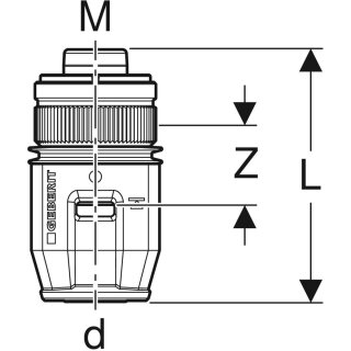 Geberit 649652001 PushFit Schnellkupplung Rg d14