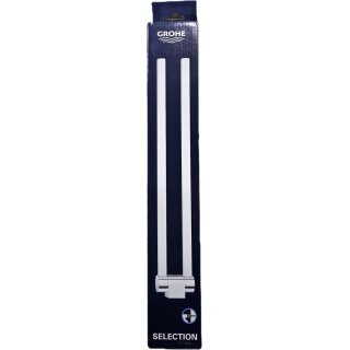 GROHE 41063DC0 Handtuchhalter Selection 41063 2-armig schwenkbar supersteel