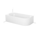 Bette 3427-000CERVS Badewannen Eck Sonderform Lux Oval IV