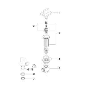 Dornbracht 20004706-99 Seitenventil , linksschließend CL.1, 292,50 € 