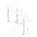 Dornbracht 20713661-06 WT-3-Lochbatt. m.Ablgarn. Meta