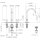 Dornbracht 20713819-08 WT-3-Lochbatt. m.Ablgarn. VAIA