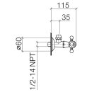 Dornbracht 22900360-99 Eckventil Madison