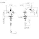Dornbracht 24510892-28 Bidet-ELB mit Ablaufgarnitur Tara.