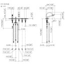DORNBRACHT 27523811-00 Wannen-F&uuml;nflochbatterie f&uuml;r Wannenrand- bzw. Fliesenrandmontage CYO Chrom 27523811