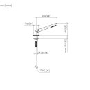 DORNBRACHT 27702979-99 Schlauchbrausegarnitur f&uuml;r Wannenrand- bzw. Fliesenrandmontage SERIENSPEZIFISCH Dark Platinum geb&uuml;rstet 27702979