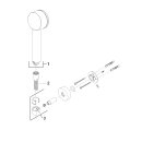 DORNBRACHT 27805625-28 Schlauchbrausegarnitur SERIENSPEZIFISCH Messing geb&uuml;rstet (23kt Gold) 27805625