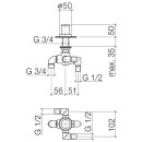 Dornbracht 29140979-28 2-Wege-Umstlg. Serienneutral