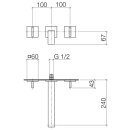 Dornbracht 36717782-28 WT-Wandbatt. ohne Ablaufgarnitur MEM