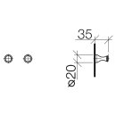 Dornbracht 83250970-99 Haken Serienneutral
