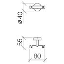 Dornbracht 83256979-33 Haken , 2-teilig Serienneutral