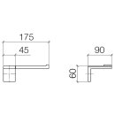 Dornbracht 83500980-08 Papierrollenh. ohne Deckel Symetrics