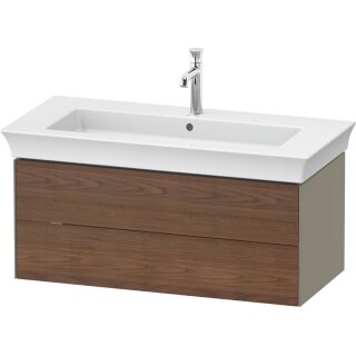 DURAVIT WT4342077H2 WTU Tulipe Blanche suspendu, 2 tiroirs Ka