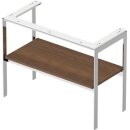 DURAVIT WT454107777 Metallkonsole bodenst. White Tulip