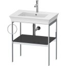 DURAVIT WT4543LH1H1 Metallkonsole bodenst. White Tulip