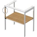 DURAVIT WT4543LH5H5 Metallkonsole bodenst. White Tulip