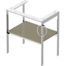 DURAVIT WT4543RH2H2 Metallkonsole bodenst. White Tulip