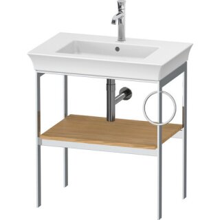 DURAVIT WT4543RH5H5 Metallkonsole bodenst. White Tulip