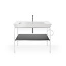 DURAVIT WT4544RH2H2 Metallkonsole bodenst. White Tulip