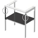 DURAVIT WT4546BH1H1 Metallkonsole bodenst. White Tulip