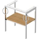 DURAVIT WT4546BH5H5 Metallkonsole bodenst. White Tulip