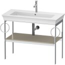 DURAVIT WT4547B6060 Metallkonsole bodenst. White Tulip