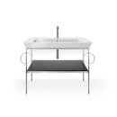 DURAVIT WT4547BH2H2 Metallkonsole bodenst. White Tulip