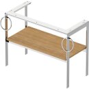 DURAVIT WT4547BH5H5 Metallkonsole bodenst. White Tulip