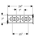 Geberit 461740001 GIS Traverse f&uuml;r AP-Armatur,