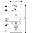 Geberit 131031SJ6 Monolith Sanit&auml;rmodul f&uuml;r Wand-WC