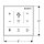 Geberit 147041SJ1 Wandbedienpanel f. Geberit AquaClean