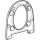 Geberit 147042111 WC-Sitzring fixiert