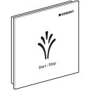 Geberit 147044001 Wandbedienpanel ber&uuml;hrungslos