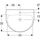 Geberit 500370011 Renova Waschtisch, 60x48cm