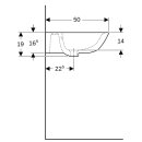 Geberit 500372018 Renova Waschtisch, 65x50cm