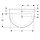 Geberit 500373018 Renova Waschtisch, 70x52cm