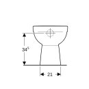 Geberit 500399012 Renova Stand-WC Tiefsp&uuml;ler, Abg.verti