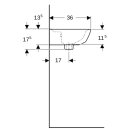 Geberit 500495018 Renova Handwaschbecken, 45x36cm