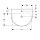 Geberit 500599011 Renova Waschtisch, 60x48cm
