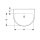 Geberit 500659018 Renova Waschtisch, 60x48cm