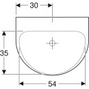 Geberit 500661011 Renova Waschtisch, 60x48cm