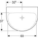 Geberit 500664018 Renova Waschtisch, 65x50cm